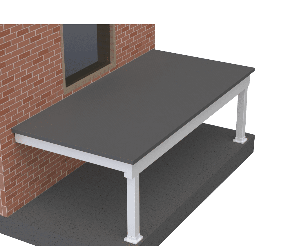Balcon structural 100% aluminium