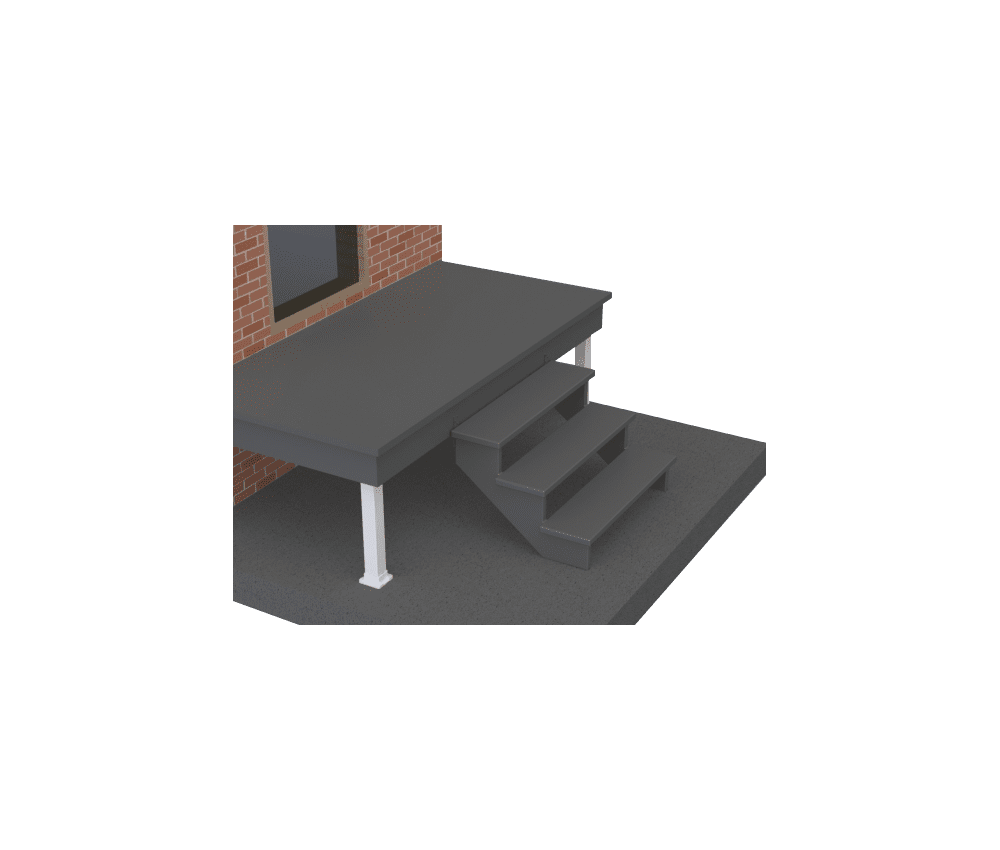 Escalier structural 100% fibre de verre