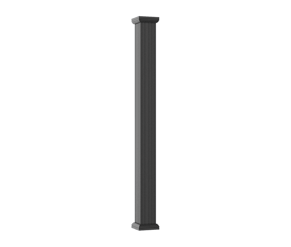 Colonne 7 1/2 x 7 1/2 cannelé