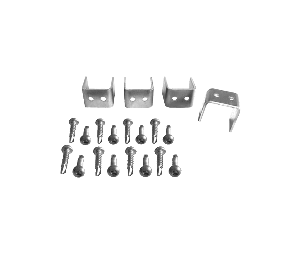 Kit assemblage pour rampe en aluminium
