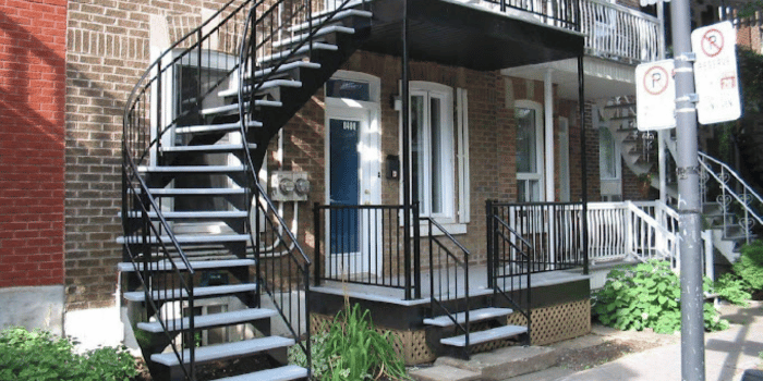 Escaliers en aluminium