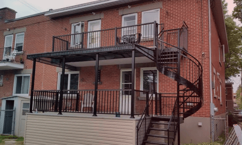 Escaliers en aluminium sur mesure