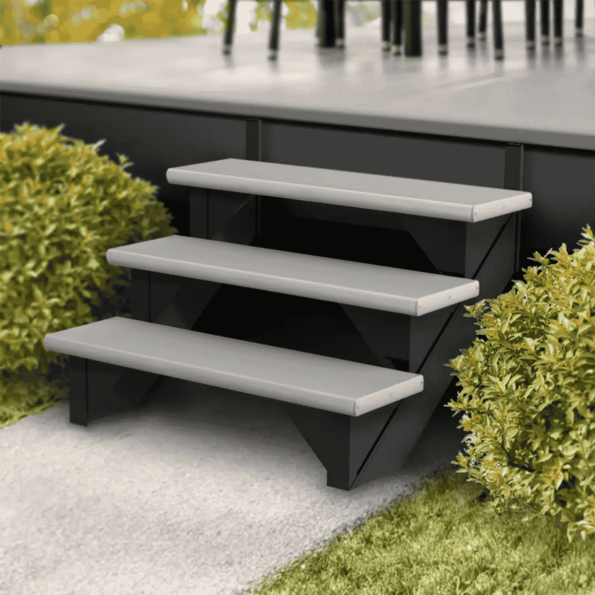 Non-Slip Aluminum Steps | Vaudry Villeneuve - Outdoor Staircase Steps