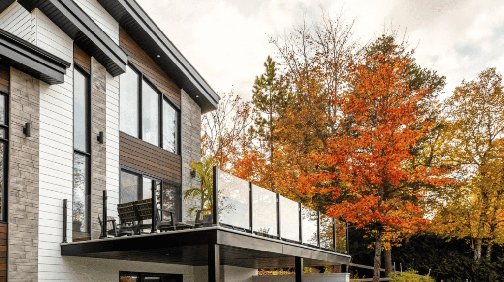 Installation de rampes de verre : panneaux de verre trempé pour balcon, terrasse et piscine.